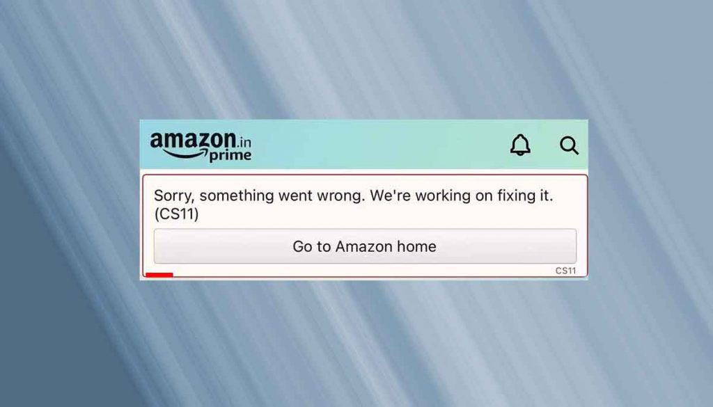 Fix cs11 error on amazon app