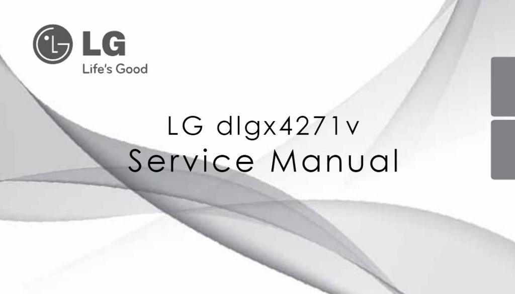 LG dlgx4271v service manual