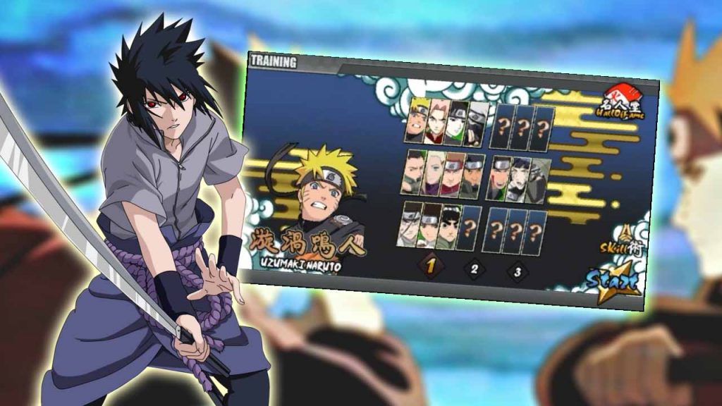 Naruto Senki Mod APK Unlimited Skill and Unlimited Money with All Ninja Characters